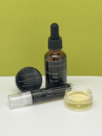 Renewal Full Spectrum CBD Eye/Skin Serum with 2% Salicylic Acid and Hyaluronic Acid